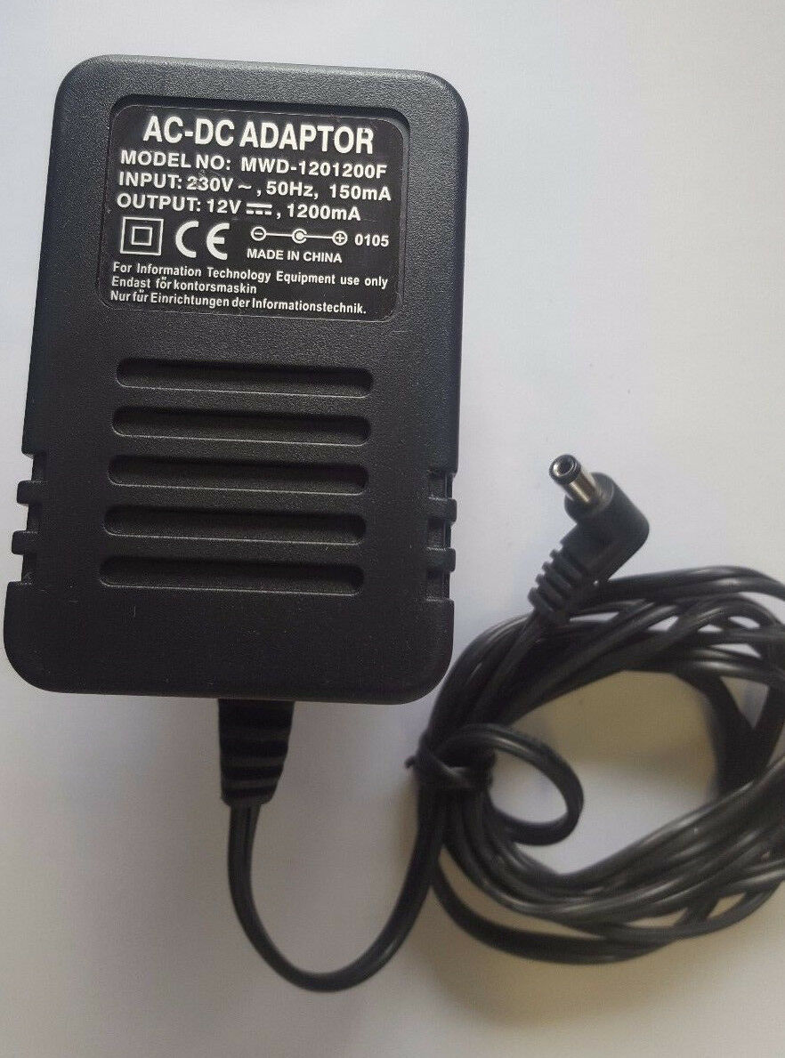 *Brand NEW*MWD-1201200F 12V 1.2A AC/DC ADAPTER POWER SUPPLY *Brand NEW*MWD-1201200F 12V 1.2A AC/DC ADAPTER POWER SUPPLY
